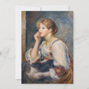 Pierre-Auguste Renoir - Woman with a Letter Thank You Card