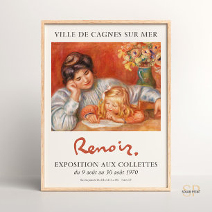 Pierre-Auguste Renoir Writing Lesson Art Print