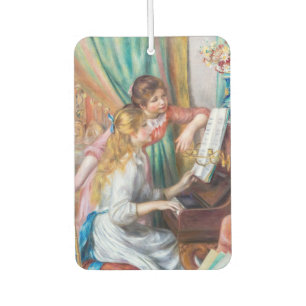 Pierre Auguste Renoir - Young Girls at the Piano Car Air Freshener