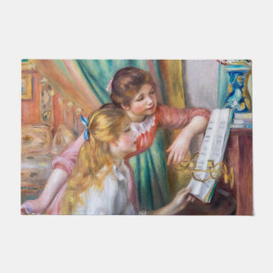 Pierre Auguste Renoir - Young Girls at the Piano Doormat