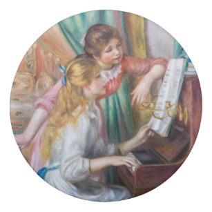 Pierre Auguste Renoir - Young Girls at the Piano Eraser