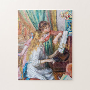 Pierre Auguste Renoir - Young Girls at the Piano Jigsaw Puzzle