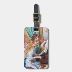 Pierre Auguste Renoir - Young Girls at the Piano Luggage Tag