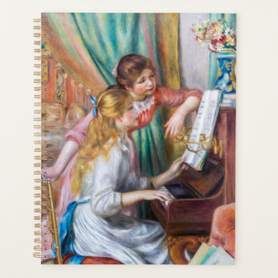 Pierre Auguste Renoir - Young Girls at the Piano Planner