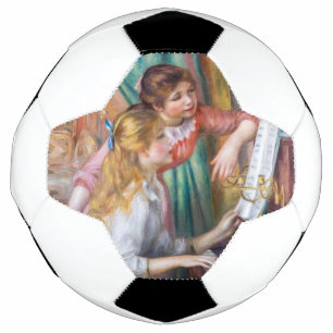Pierre Auguste Renoir - Young Girls at the Piano Soccer Ball