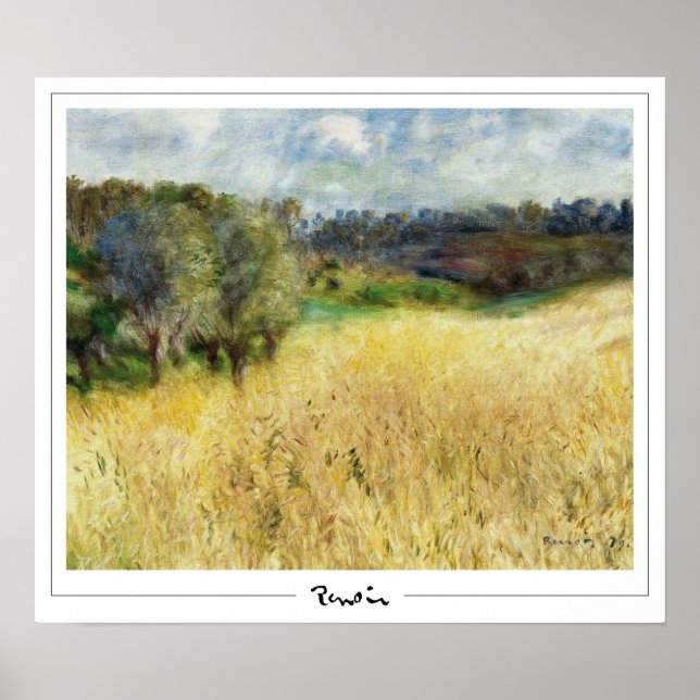 Pierre-Auguste Renoir Zedign Art Poster #255-2 (Front)
