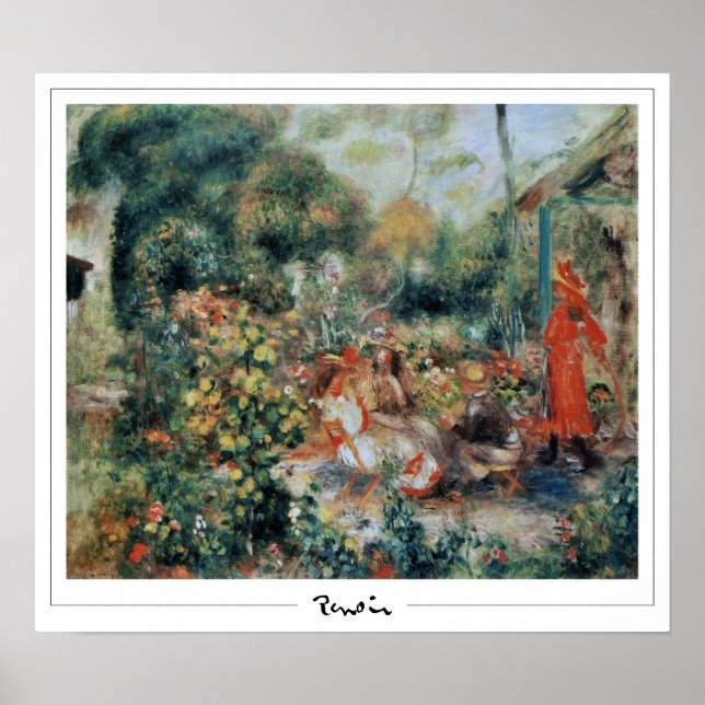 Pierre-Auguste Renoir Zedign Art Poster #283 (Front)