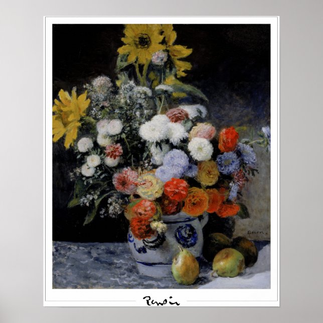 Pierre-Auguste Renoir Zedign Art Poster #2-2 (Front)