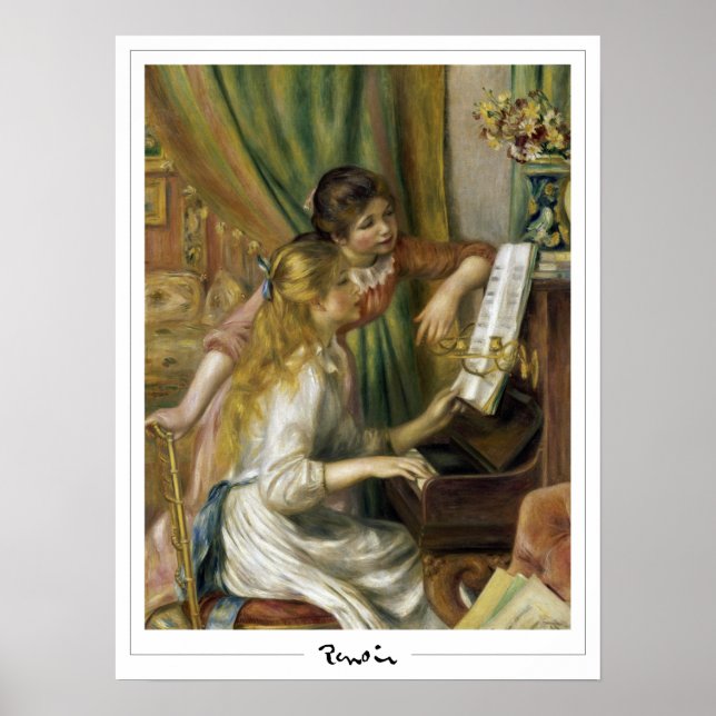 Pierre-Auguste Renoir Zedign Art Poster #7-3 (Front)
