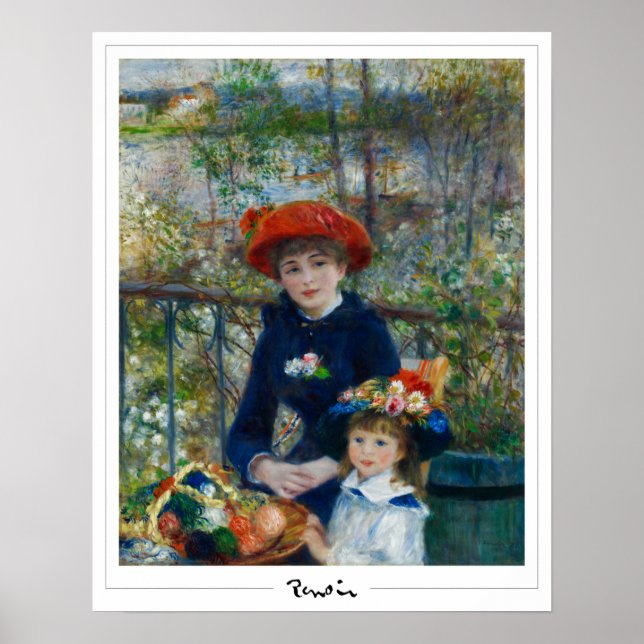 Pierre-Auguste Renoir Zedign Art Poster #8-2 (Front)