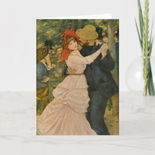 Pierre-Auguste Renoir's Dance at Bougival (1883) Card