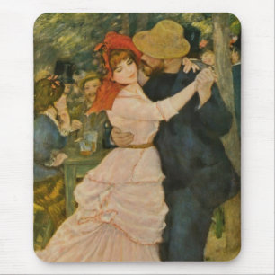 Pierre-Auguste Renoir's Dance at Bougival (1883) Mouse Pad