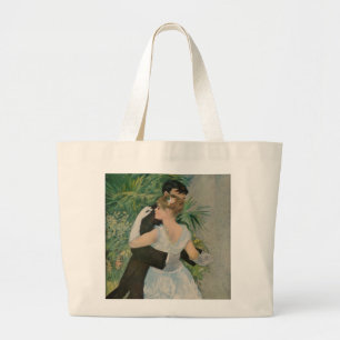 Pierre-Auguste Renoir's Dance in the Town (1883) Large Tote Bag