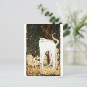 Pierre Bonnard, The White Cat, 1894 Holiday Postcard