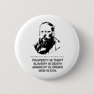 Pierre-Joseph Proudhon 6 Cm Round Badge
