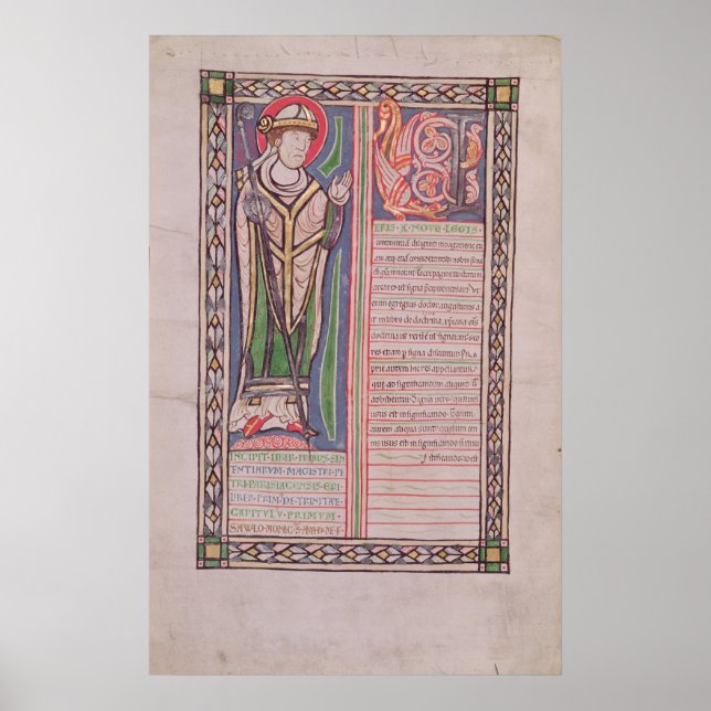 Pierre Lombard Bishop of Paris Poster (Front)