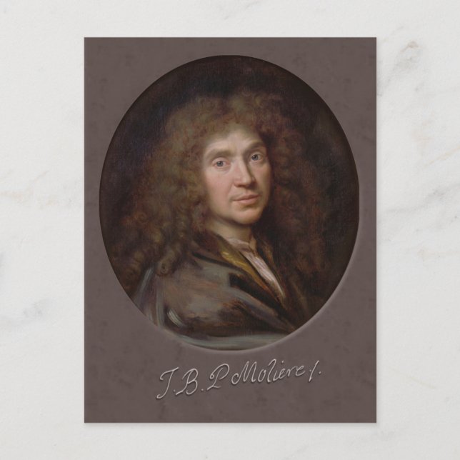 Pierre Mignard Molière CC0589 Postcard (Front)