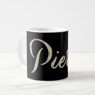 Pierre Name whitegold Tasse Teetasse Kaffeetasse Coffee Mug