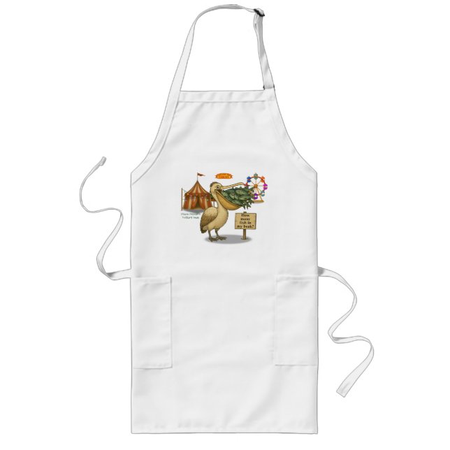 Pierre pelican's brilliant beak long apron (Front)
