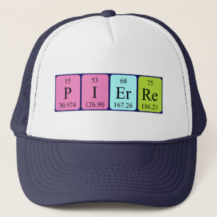 Pierre periodic table name hat