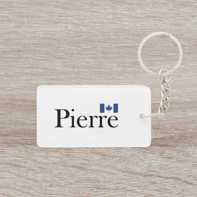 Pierre Poilievre with Official Canada Flag Key Ring (Creator Uploaded)