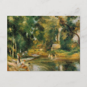 Pierre Renoir-Essoyes Landscape,Washerwoman,Bather Postcard