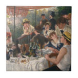 PIERRE RENOIR - Luncheon of the Boating Party 1881 Ceramic Tile<br><div class="desc">PIERRE RENOIR - Luncheon of the Boating Party 1881
Oil on canvas; reproduction</div>