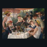 PIERRE RENOIR - Luncheon of the Boating Party 1881 Poster<br><div class="desc">PIERRE RENOIR - Luncheon of the Boating Party 1881
Oil on canvas; reproduction</div>
