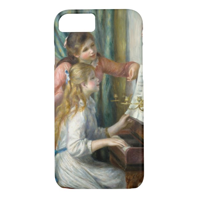 Pierre Renoir - Young Girls at Piano Case-Mate iPhone Case (Back)