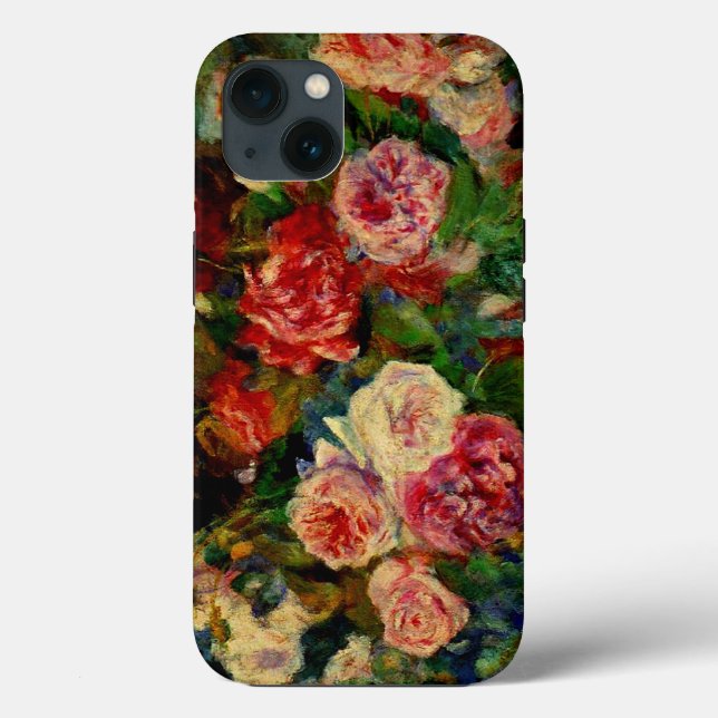 Pierre Renoir's painting, Roses, Case-Mate iPhone Case (Back)