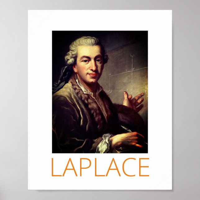 Pierre-Simon Laplace Poster (Front)