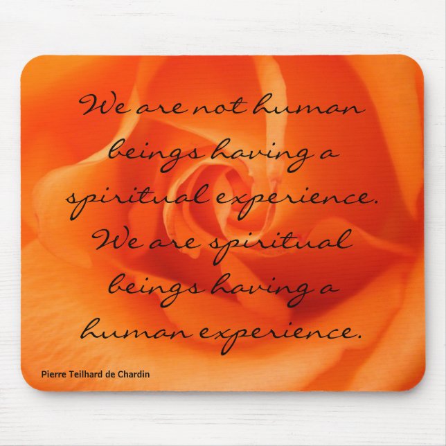 Pierre Teilhard de Chardin Mouse Pad (Front)