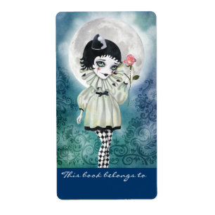 Pierrette Under the Icy Moon Bookplates Labels