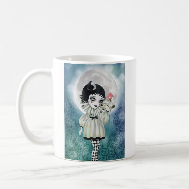Pierrette Under the Icy Moon Mug (Left)