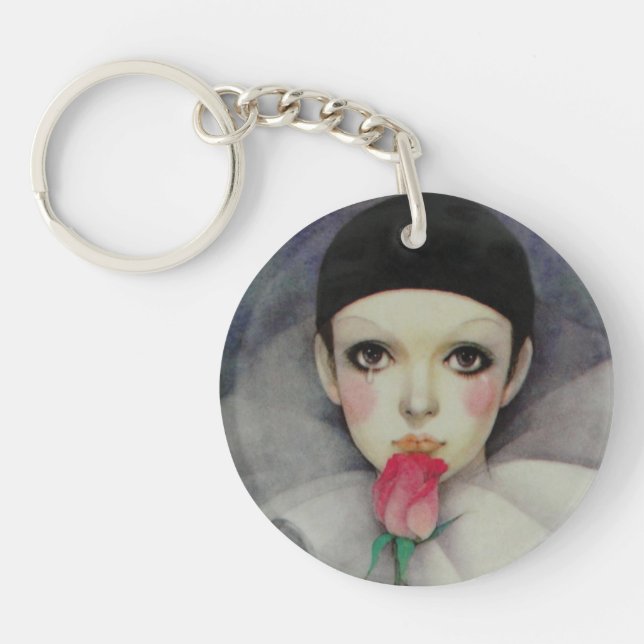 Pierrot 1980s key ring (Front)