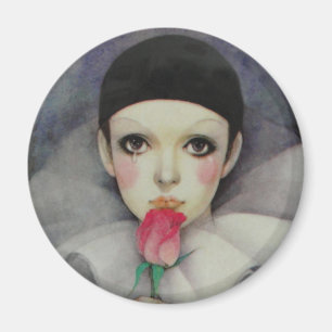Pierrot 1980s magnet