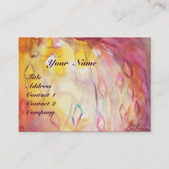 PIERROT AND ARLECCHINA /Music,Decor,Theatre Artist Business Card (Front)