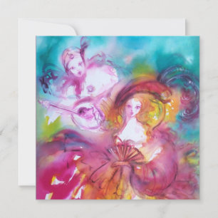 PIERROT AND ARLECCHINA Venetian Carnival, Announcement