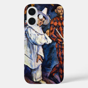 Pierrot and Harlequin, Mardi Gras by Paul Cezanne iPhone 16 Case