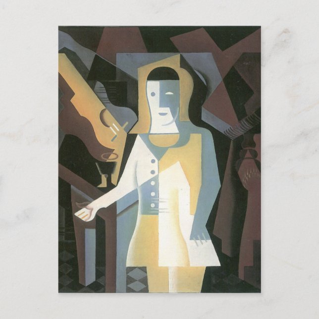 Pierrot by Juan Gris Postcard (Front)