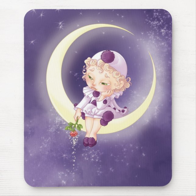 Pierrot Mouse Pad (Front)