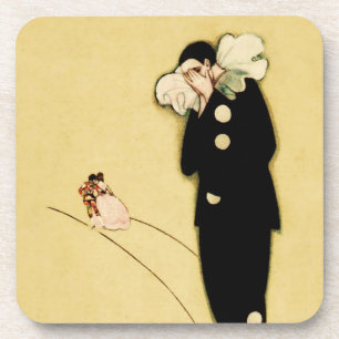 Pierrot’s Lost Love by Sophia Chiostri Coaster