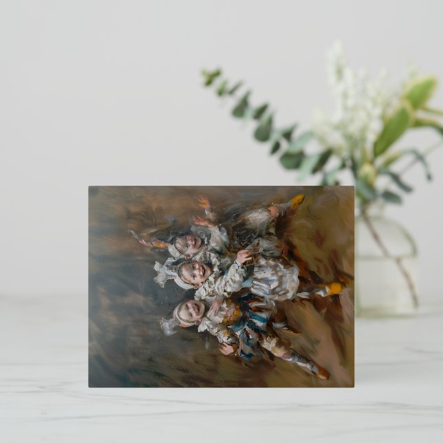 Pierrots - Foil Postcards (Standing Front)