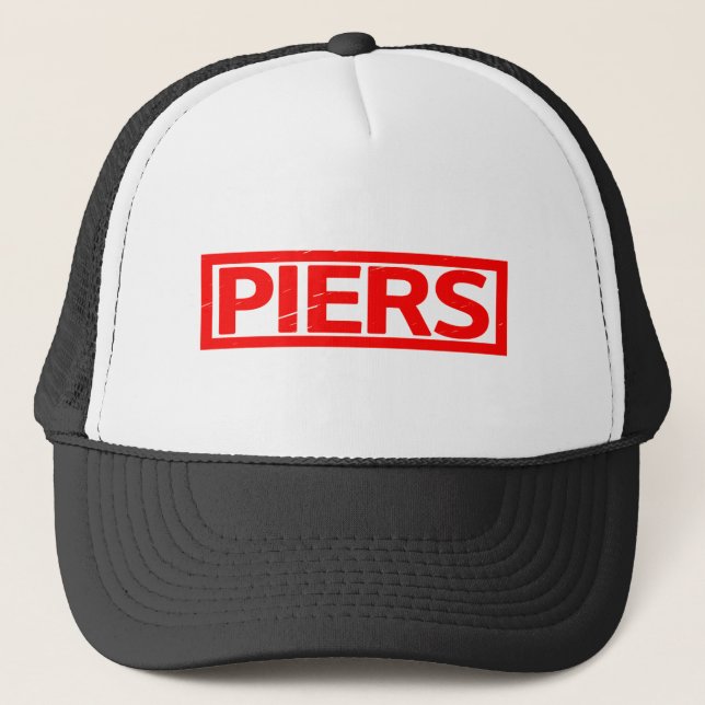 Piers Stamp Trucker Hat (Front)
