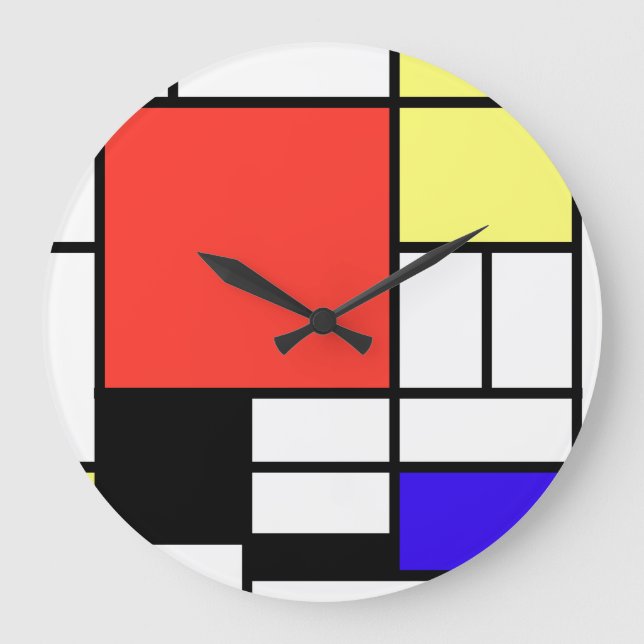 Piet Mondriaan , 1926 Composition Large Clock (Front)
