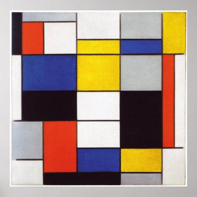 PIET MONDRIAAN - Composition A 1923 Poster (Front)