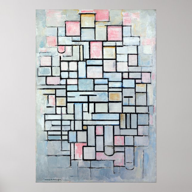 Piet Mondriaan Composition No. IV Poster (Front)