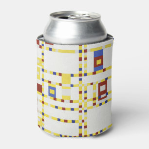 Piet Mondrian Broadway Boogie Woogie Abstract Art Can Cooler