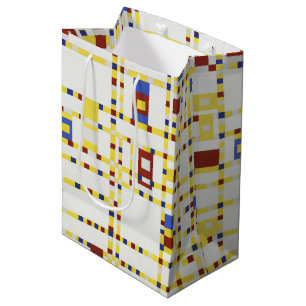 Piet Mondrian Broadway Boogie Woogie Abstract Art Medium Gift Bag