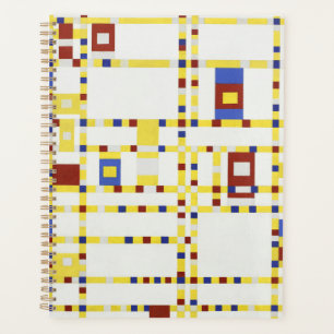 Piet Mondrian Broadway Boogie Woogie Abstract Art Planner